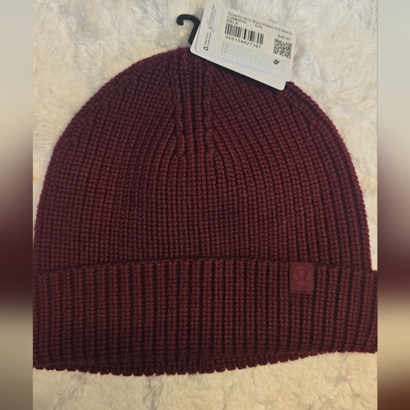 lululemon athletica Deep Red Knit Beanie
